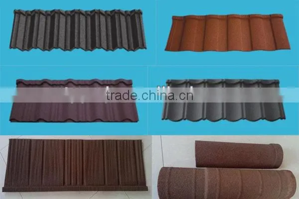 Tianyu Colorful Stone Coated Roll Forming Machine Stone Coated Production Line photo-6