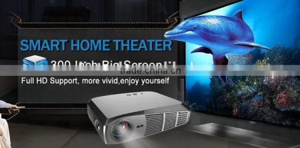 Hot Sell 1280*800 DLP LED Projector Support 1080P for Home Entertainment photo-6