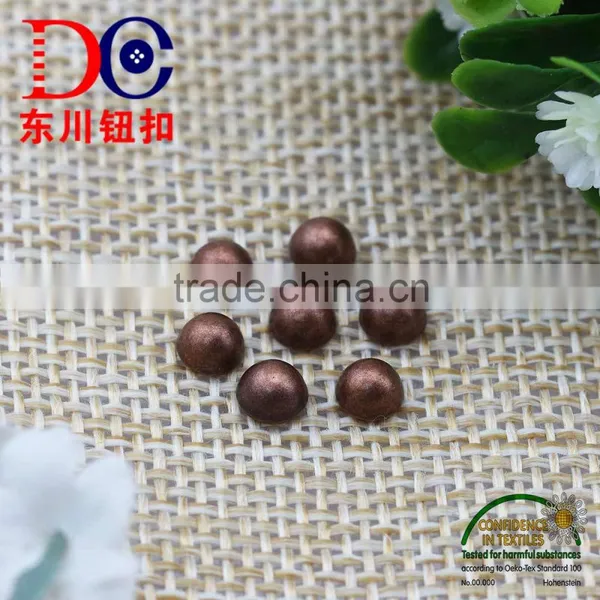 Plating Washable Mushroom Shape Copper Rivet for Leather photo-5