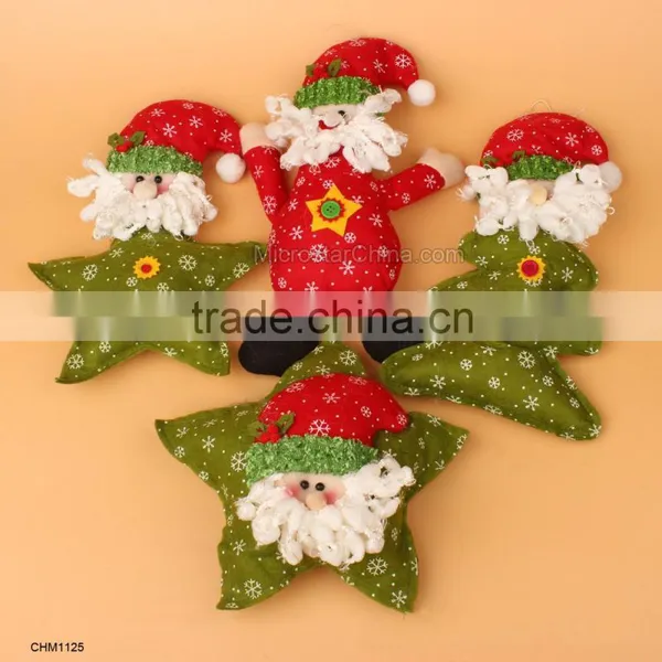 Christmas Hanging Santa Reindeer Snowman Door Wine Decoration photo-4