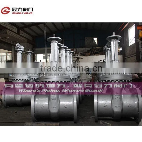 Large Size API300 WCB Cast Steel Bare Shaft Gate Valves photo-2