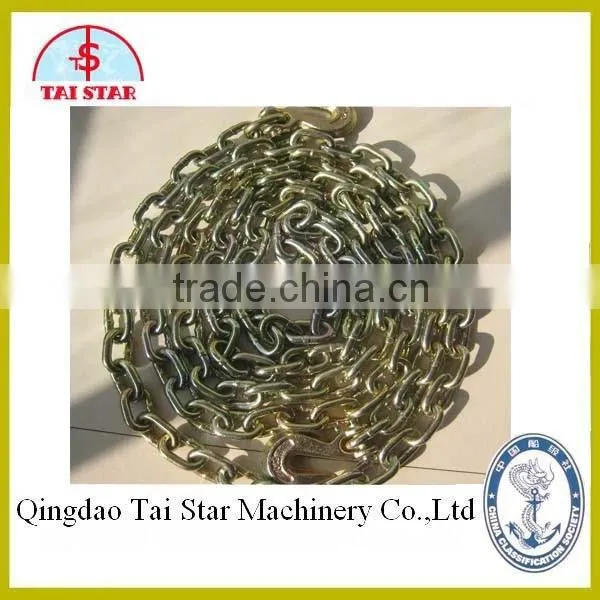 Golden Galvanized Tempered Binder Chain With Clevis Grab Hooks photo-3