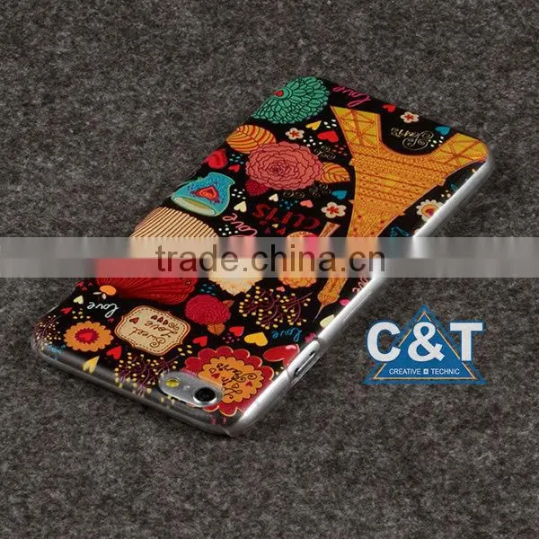 C&T Colorful Rose Blossom Flower Eiffel Tower Stylish Dream Catcher Case for Iphone 6 (4.7 Inch) Cases photo-3