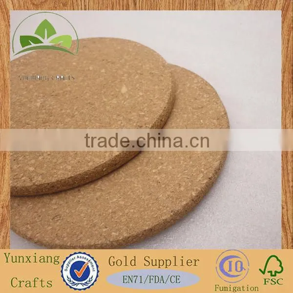 Synthetic Cork Coasters Pure Cork Mats