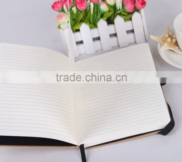 Hardcover Note Book With Black Elastic Strap photo-5