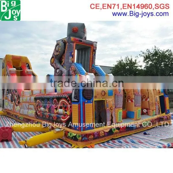 Big New Design Inflatable Bouncy Castle With Slide for Sale photo-2