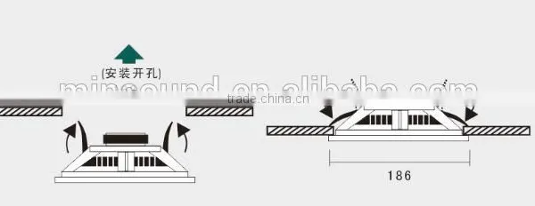 CLS-706T PA System Good Quality Manufacture Ceiling Speaker photo-3