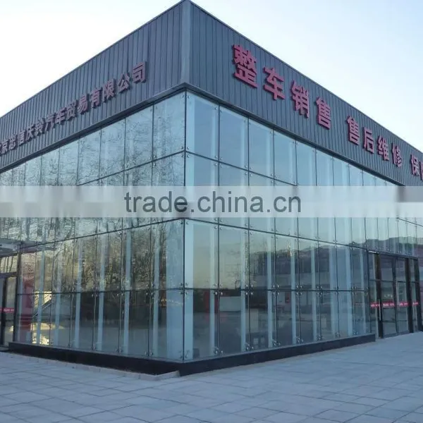 Aluminum Ford Blue Insulating Glass Curtain Wall photo-6