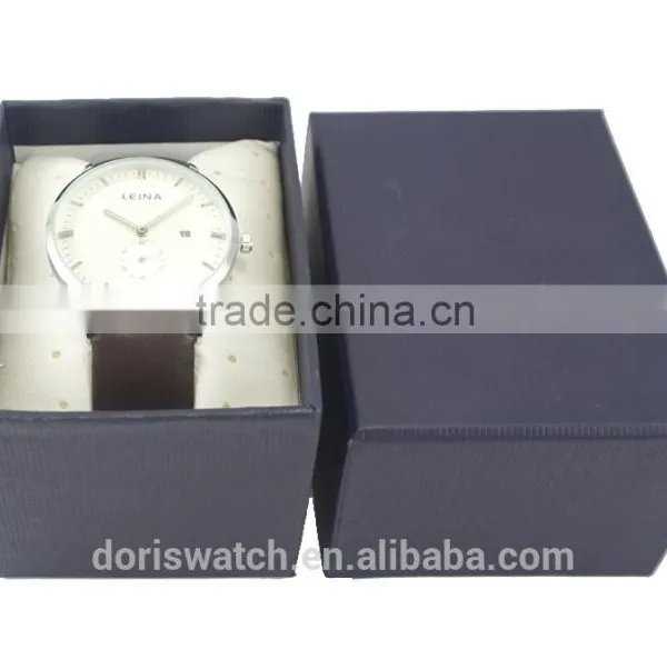 Good Quality Classic Watch Box Dark Blue Watch Case for Mens Watch on photo-3