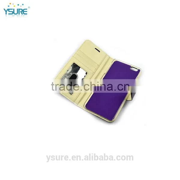 Best Sale Delicate Style Top PU Leather Phone Case For Google Nexus 6 With PVC ID and Credit Card Slots photo-5
