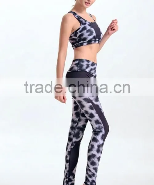 Leopard Print Girls Wearing Yoga Pants High Stretch Elastic Girls Wearing Yoga Pants photo-2