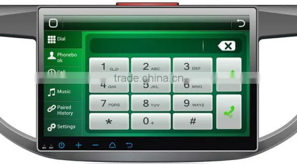 Car DVD Navigation System For HONDA CRV 2013 Touch Screen 2 Din Auto Car Audio Radio Player WITH DVR OBD DTV photo-5