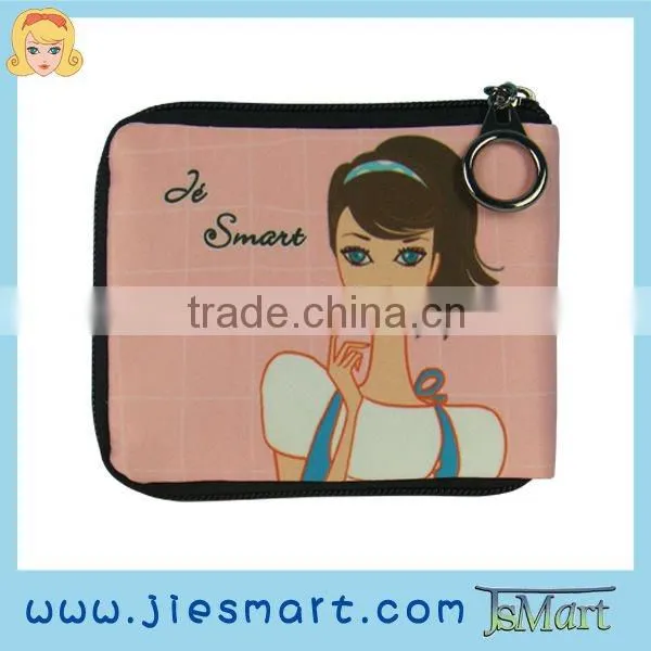 JSMART Short Wallet Personalized Photo Bag Gift Microfiber