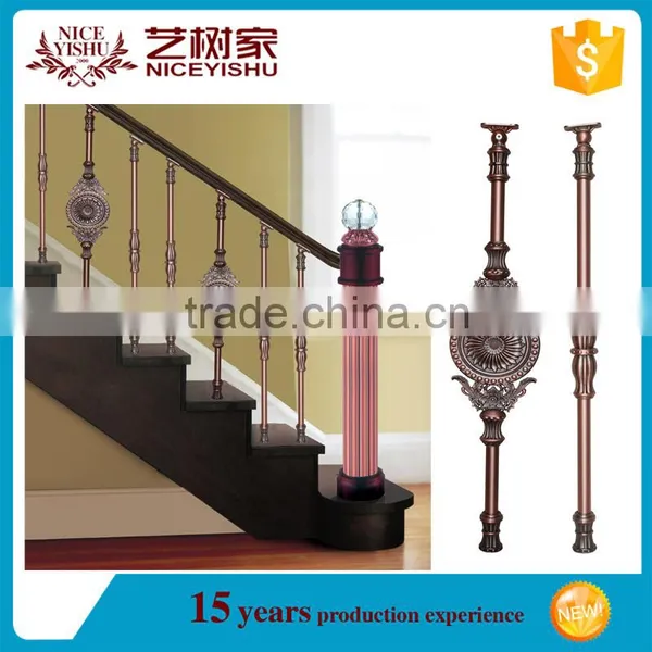 Ornamental Wrought Iron Stair Railing / Decorative Wrought Iron Handrails Supplier photo-3