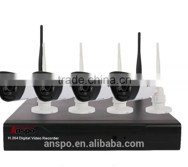 Guangzhou 4ch 8ch Wifi NVR Kits Wifi ip Cctv Security Camera System With 1.0/1.3 Megapixel Wifi Camera photo-2