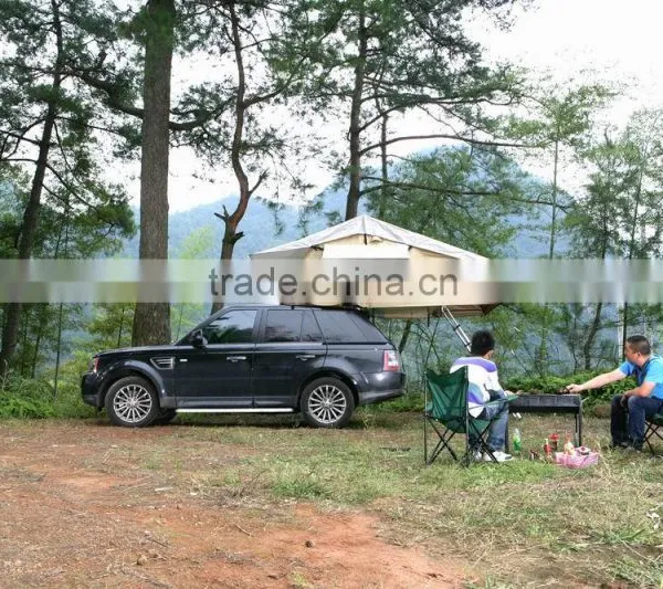 4x4 Folding Waterproof Car Roof Top Tent With Telescopic Pole for Camping photo-2