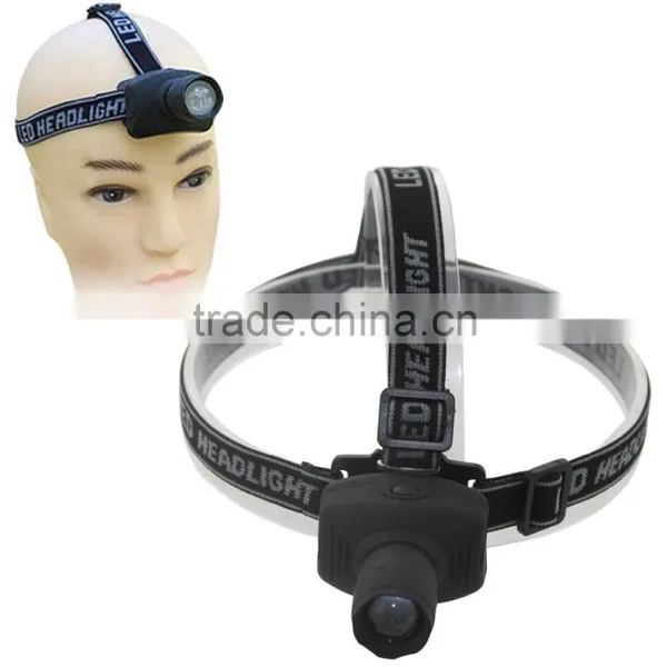 Sidiou Light 3 Modes 500 Lumens LED Headlight Headlamp Flashlight High Power Frontal Lantern Zoomable Head Torch Light Power By photo-5
