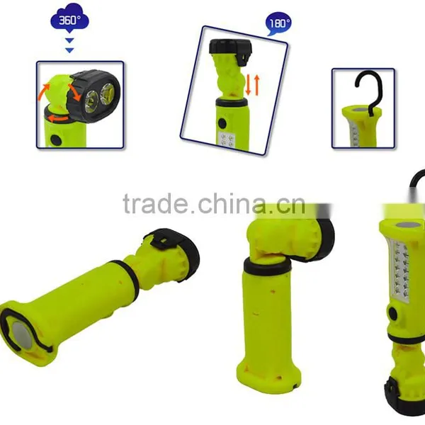 Multi Functional Rotatable SMD 14LED+2LED Working Lamp Stand Work Light Magnetic With Folding Hook photo-6