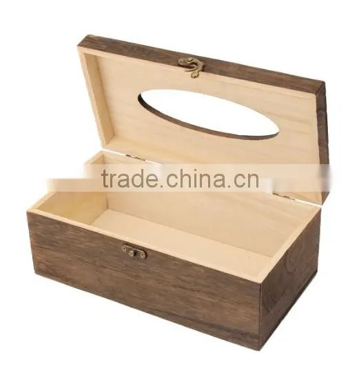 Hot Selling FSC&BSCI Display Wooden Tissue Storage Gift Boxes for Sale photo-4