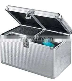 Aluminum 200 CD DVD R Media Storage Case Holder for DJ