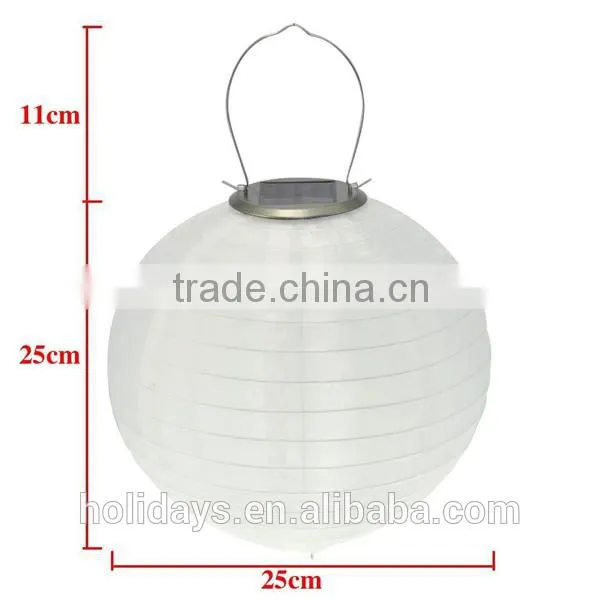 10inch 25cm Plastic LED Light Solar Lantern photo-5
