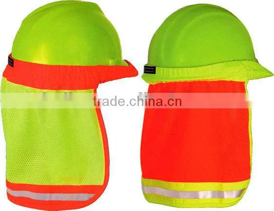 Safety Helmet Hard Hat Brim With Neck Flap
