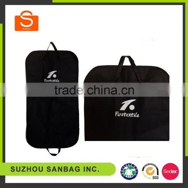 Custom Foldable Poly Wholesale Price Garment Bag,Non Woven Suit Cover photo-2