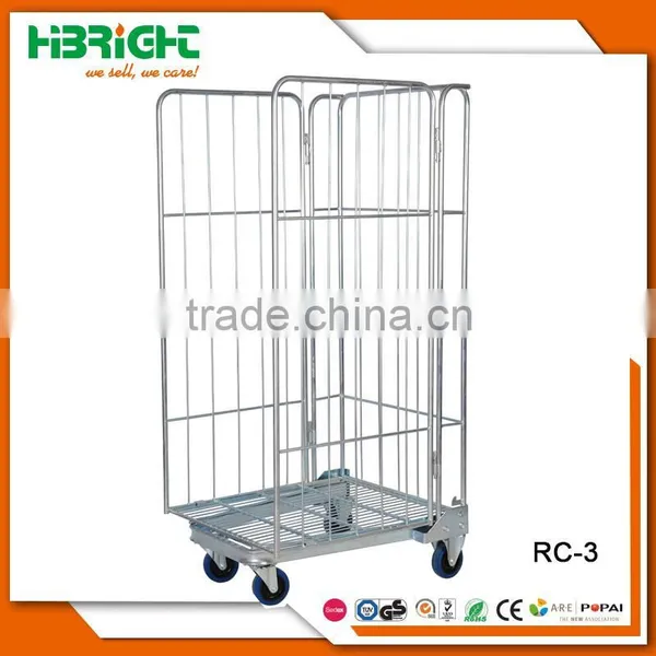 Hot Sale Nestable 2 Sides Roll Container Metal With Low Price photo-4