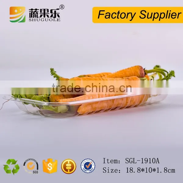 Disposable Plastic Fruit Vegetable Tray for Supermarket photo-3