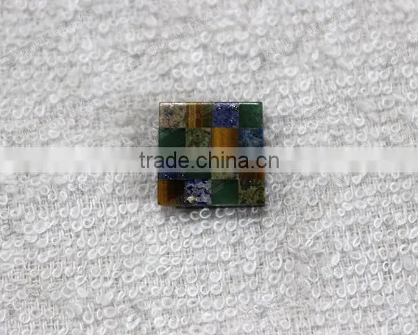Wholesale Gemstone Mosaic for Cufflinks,stone for Clothes Buttons photo-5