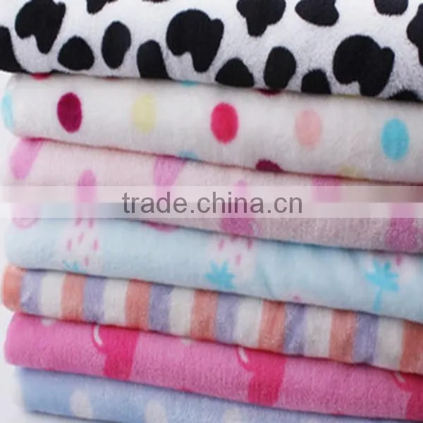 100% Polyester Printed Flannel Fleece Fabric From China photo-5