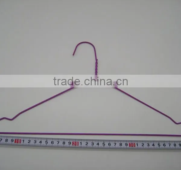 Dry Cleaning Wire Hangers With Plastic Powder Coated,Factory Price photo-3