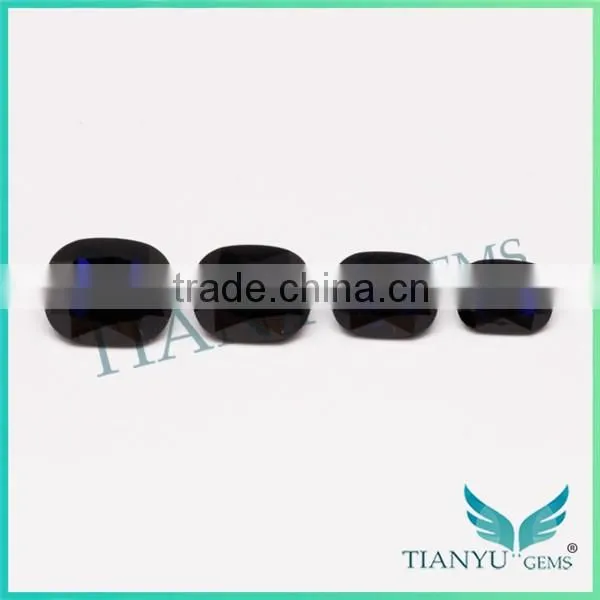 114# Dark Aquamarine Synthetic Spinel Gemstone Market Prices photo-5