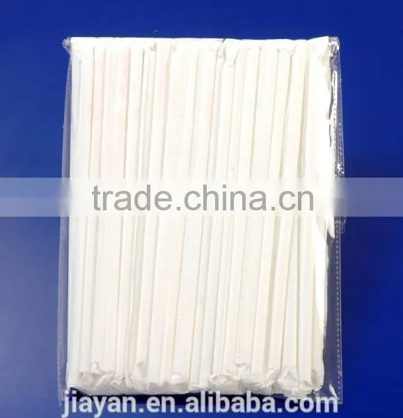 Strip Color Plastic Drinking Straw With Individual Paper Packing photo-2