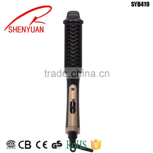 SYB419 Shenyuan Fast Heating and Cheap Fast Hair Straightener Brush photo-3
