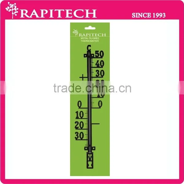 Garden Metal Filigree Thermometer photo-6