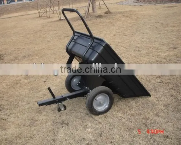 TC3080PL Garden Tipcart , Poly Tipper Cart , ATV Trailer photo-2