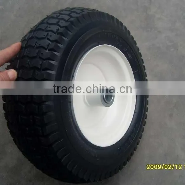 13'' Rubber Wheel Pneumatic Tyre Garden Cart Wheel 5.00-6 photo-3