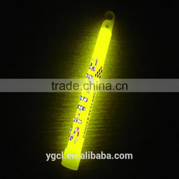 6" Emergency Fluorescnt Light High Intensity Glow Stick for Outdoor photo-2