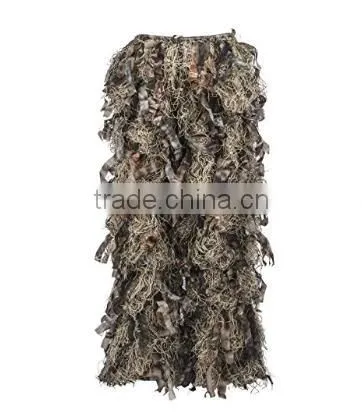 Woodland Camouflage Ghillie Hunting Suit Light Weight Green Brown photo-3