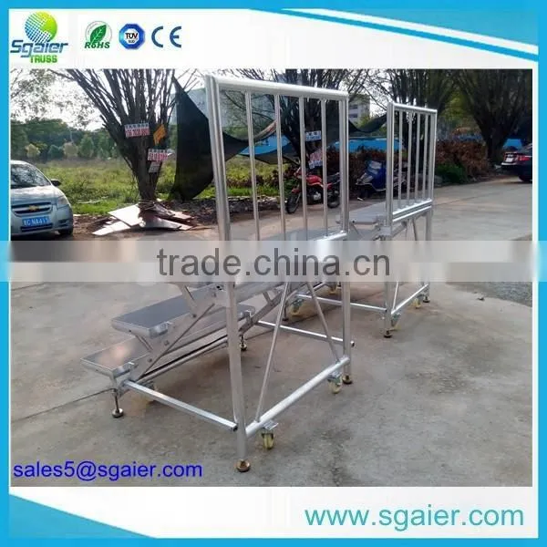 Folding Aluminium Easy Move Choral Stage With Wheels photo-6