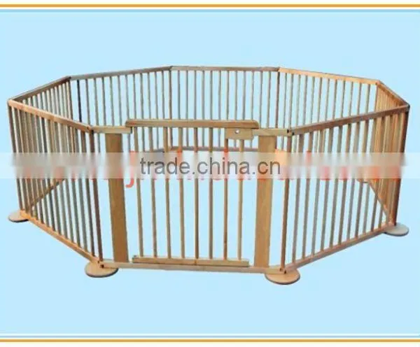2015 Safety Care Wooden Folding Baby Playpen Wooden Beech Baby Playpen photo-6
