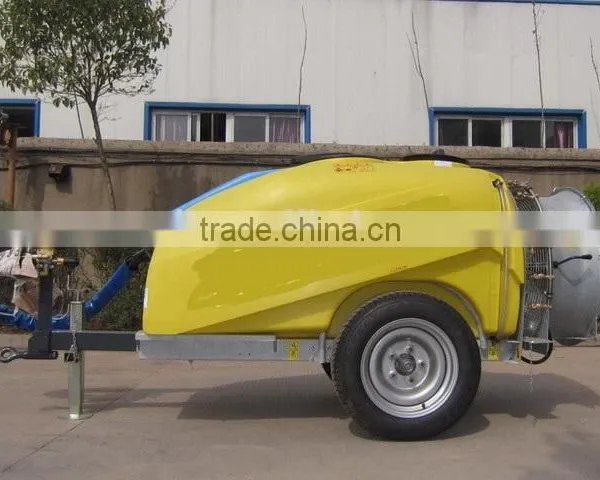 Top Quality High Efficient Tractor PTO Use Garden Orchard Trailer Boom Tank Air Blast Sprayer 1500L With Italy Diaphragm Pump photo-2