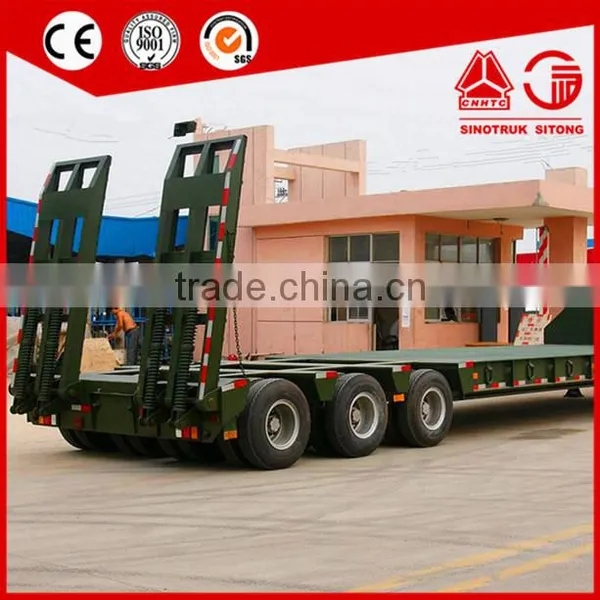 50 Ton 60 Ton Low Bed Semi Trailer/ Lowbed Semi Trailer/ Low Loader Semi Trailer For Sale photo-6