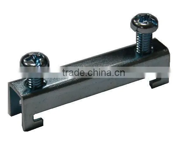 TA-002 For Terminal Block Steel Din Rail Mounting Rail Track Clip