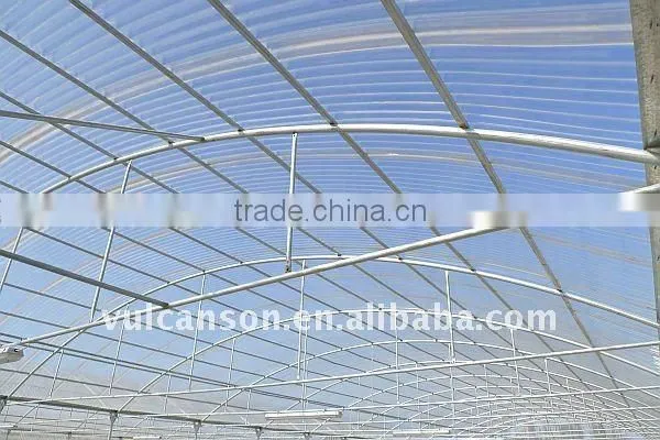 Extruded Color Corrugated Plastic Polycarbonate Roofing Sheet (Valuview Opal ROMA) photo-4