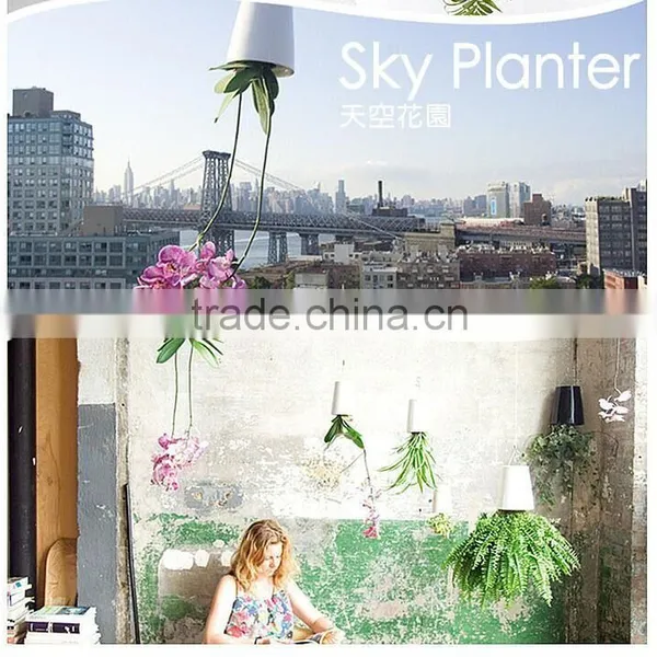 Plastic Sky Planter Creative Decorative Home Mini Sky Garden Flower Pot Beauty Sky Planter photo-2
