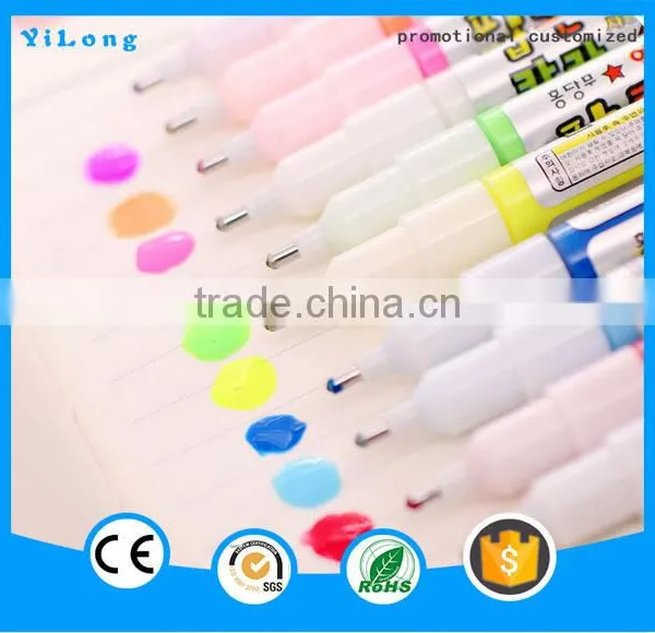 2016 New Style Diy Painting Popcorn Pen Colorful Plastic Pen Drawing Pen photo-4