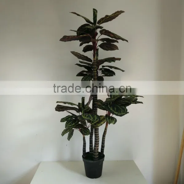 Fake Plant Red Plant Artificial Ornamental Green Plants photo-2