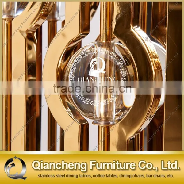 Rose Golden Wedding Cake Table for Banquet Hall photo-5